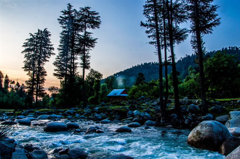 Lolab Valley in Jammu & Kashmir, India