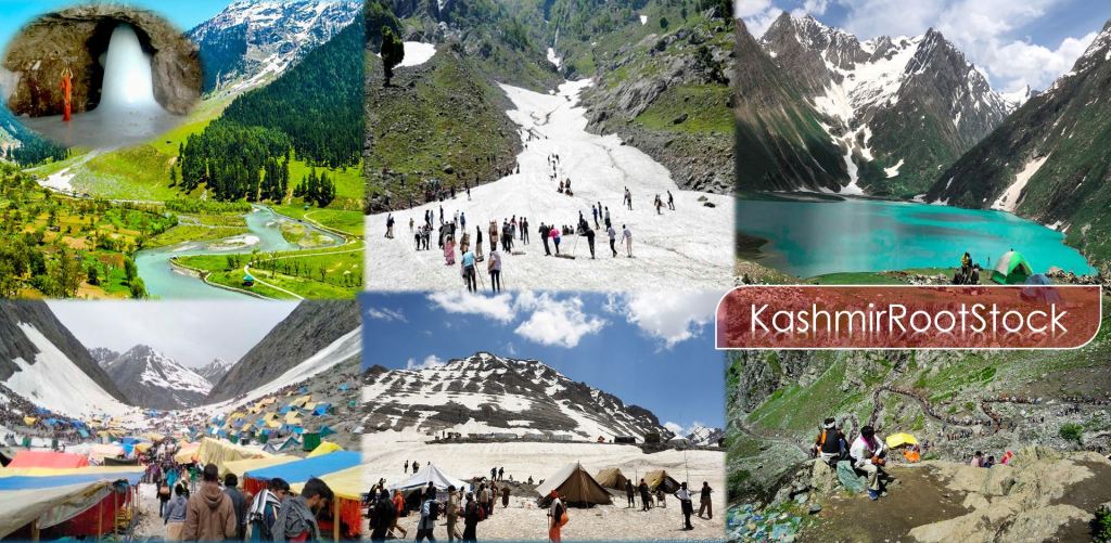 Trek Route Pahalgam to Holy Cave of Amarnath