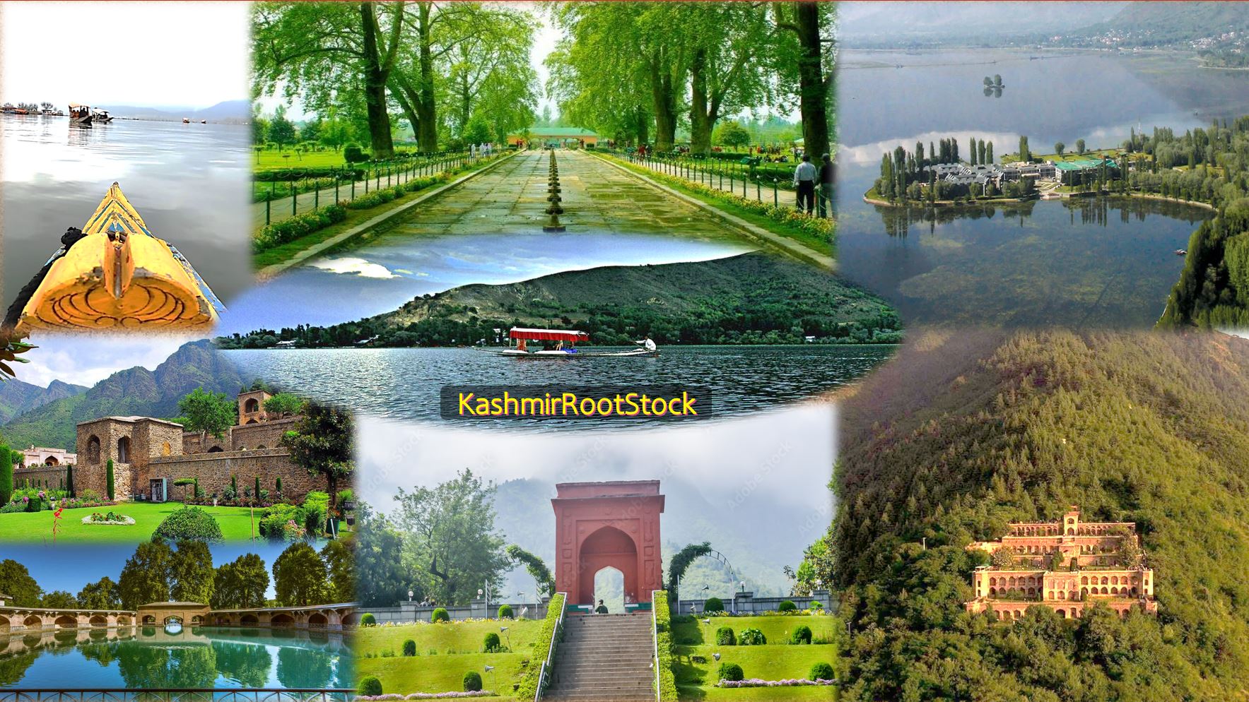 best tourist attraction points in kashmir valley and lakes and gardens in kashmir valley