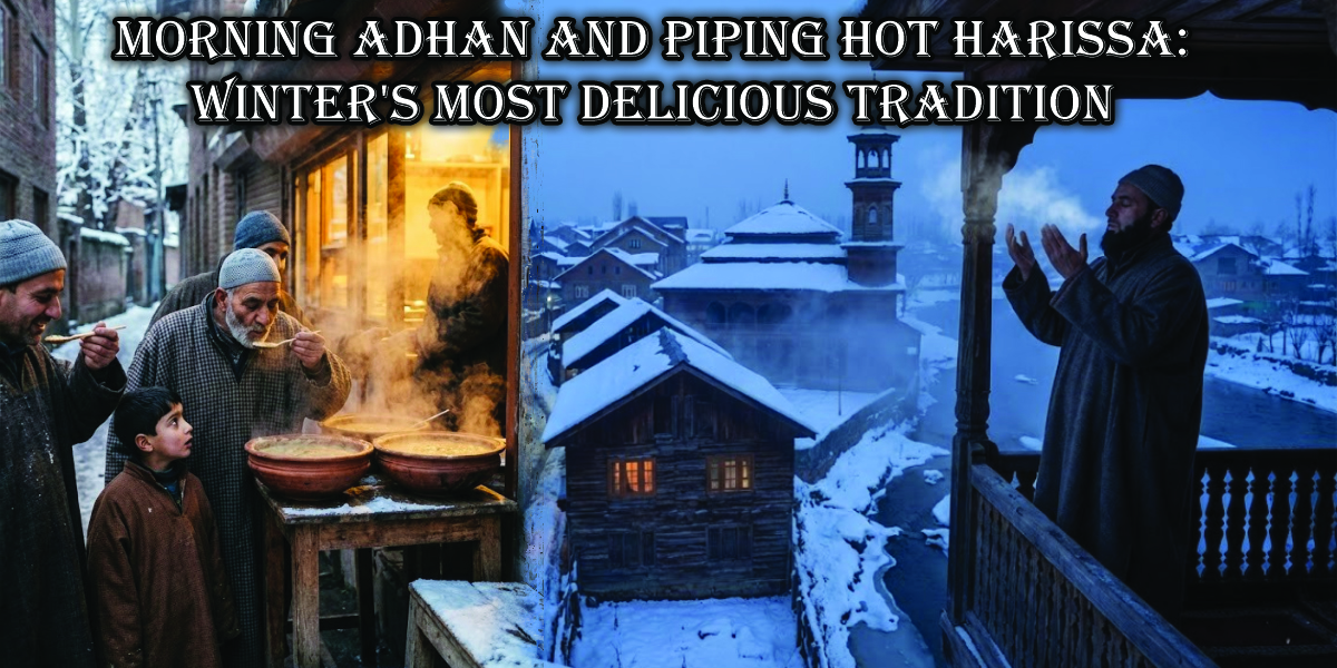 WINTER MORNING IN KASHMIR: ADHAN AND HARISSA
