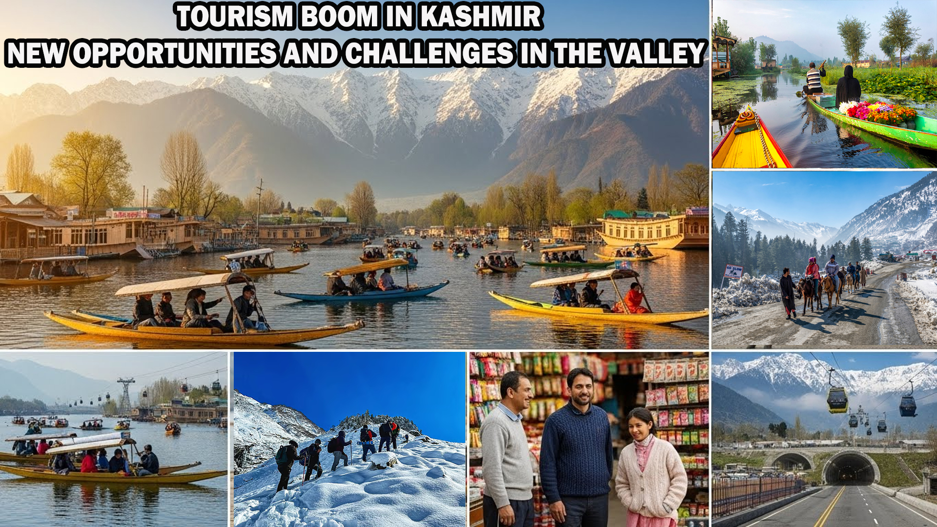 Kashmir's Tourism Boom vs. Environment: A Battle for the Valley's Future