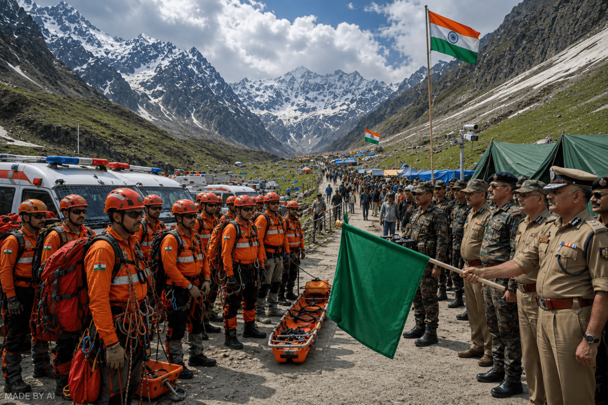 KASHMIR STRENGTHENS SAFETY MEASURES AHEAD OF AMARNATH YATRA 2026