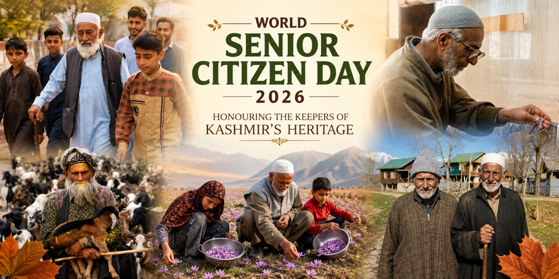 WORLD SENIOR CITIZEN DAY 2026: HONOURING THE KEEPERS OF KASHMIR’S HERITAGE